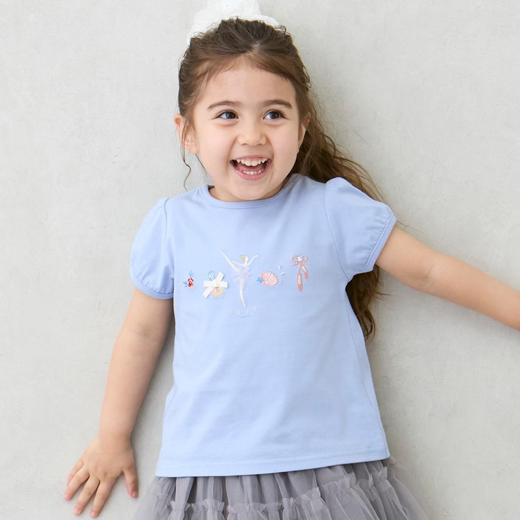 【接觸冷感】芭蕾元素T恤