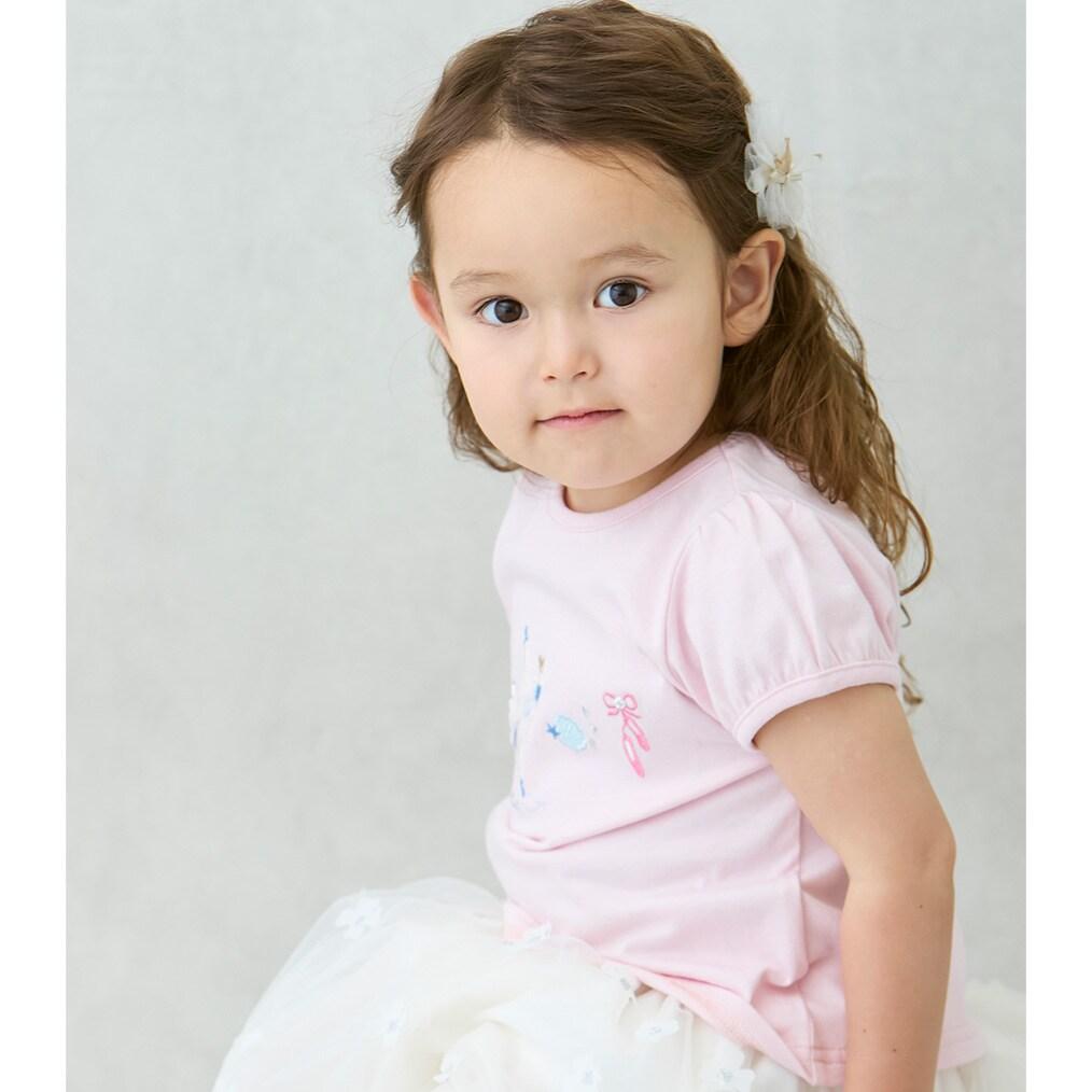 【接觸冷感】芭蕾元素T恤