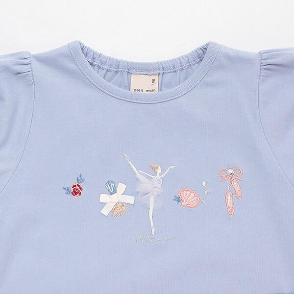 【接觸冷感】芭蕾元素T恤