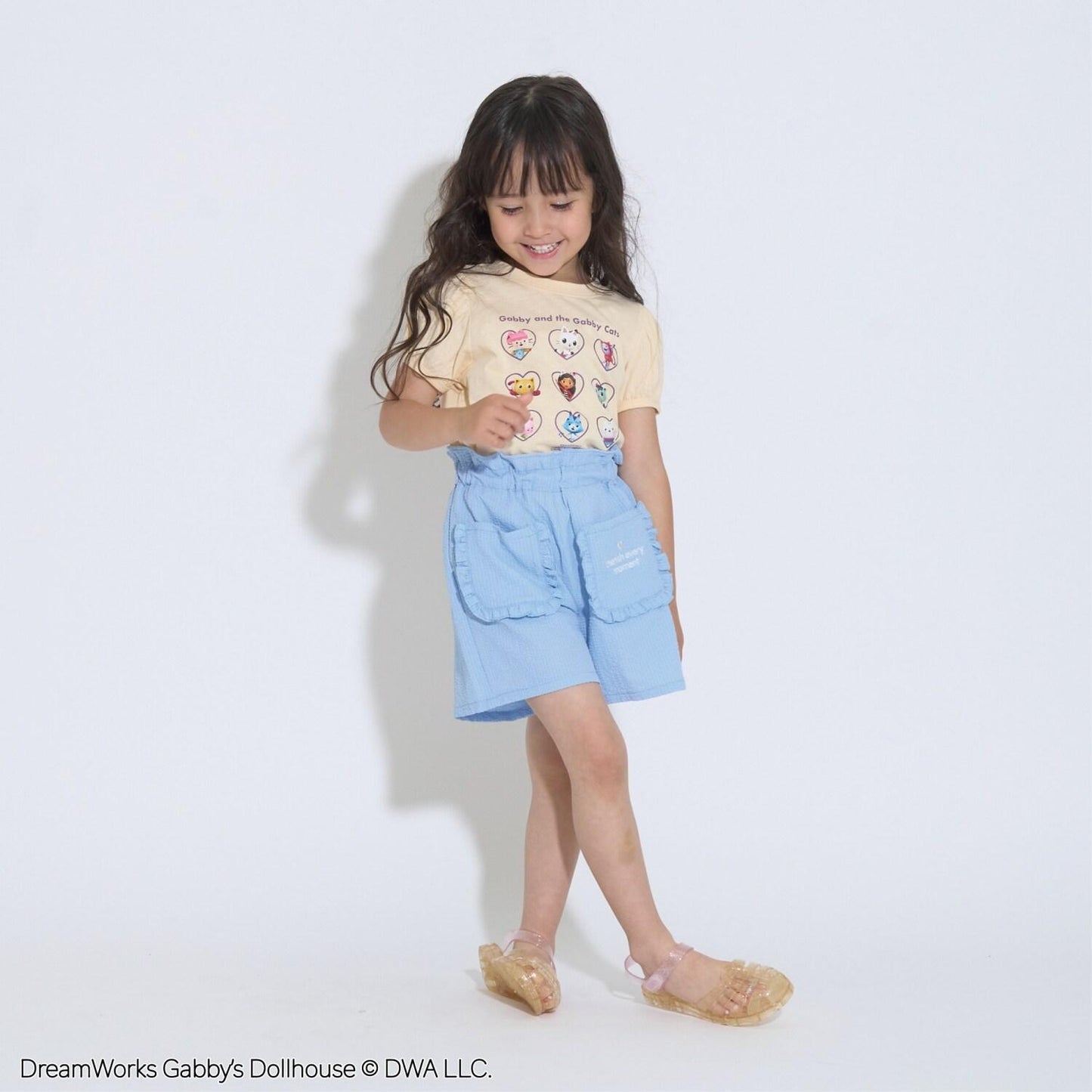 【Gabby’s Dollhouse】【軟棉】泡泡袖印花T恤