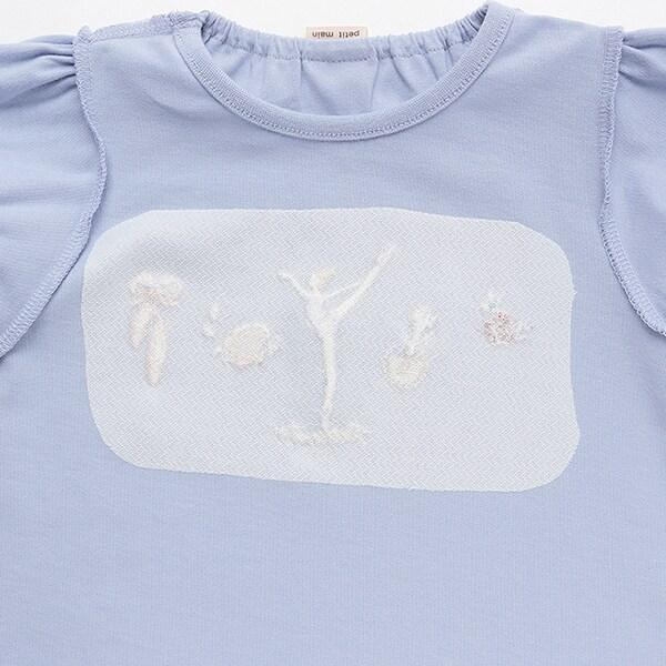 【接觸冷感】芭蕾元素T恤