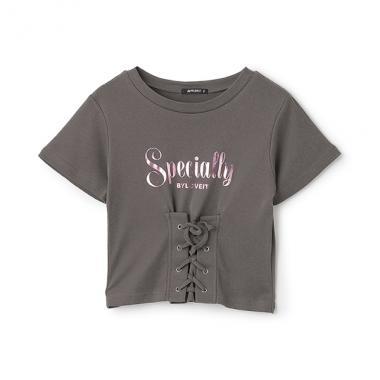 【ニコ☆プチ・Cuugal刊載】前繫帶T恤