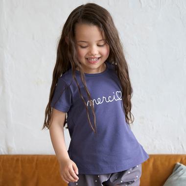 【水陸兩用】LOGO刺繡T恤(兒童尺碼)