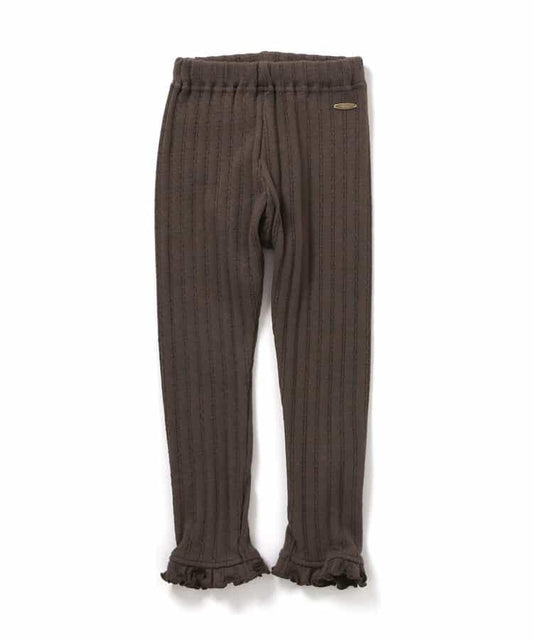 針孔針織緊身褲 10分褲