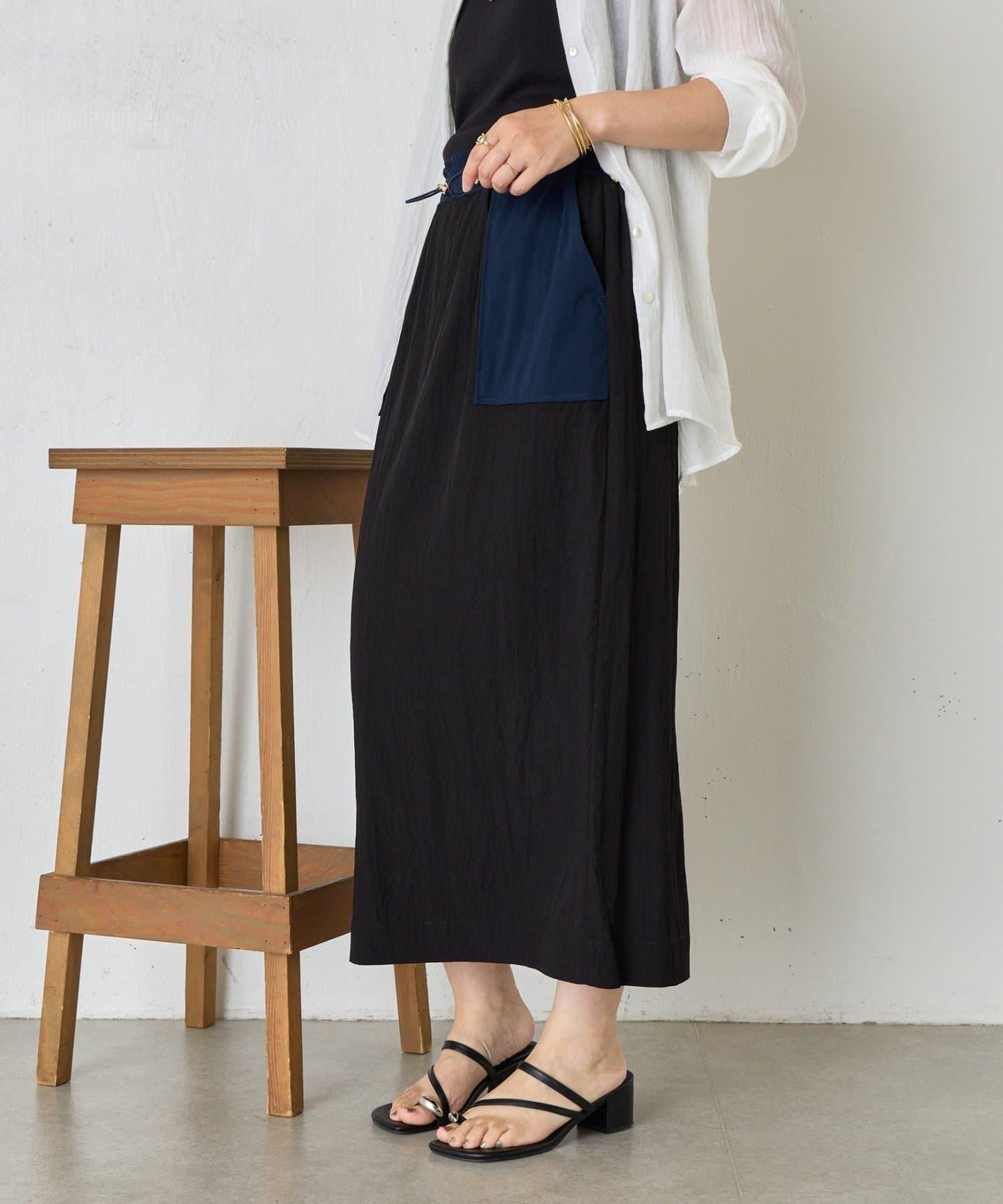 異素材DROST I線裙