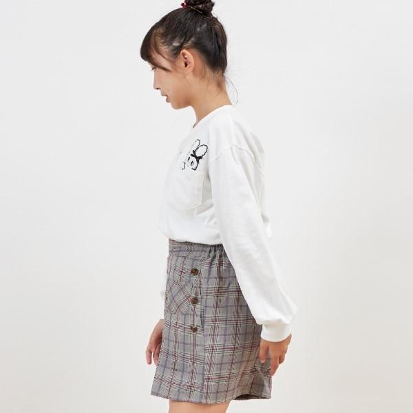 troislapins 兔子刺繡貼布長袖T恤(140~160)