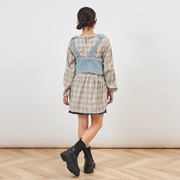 troislapins 針織背心與長款上衣套裝(140~160)