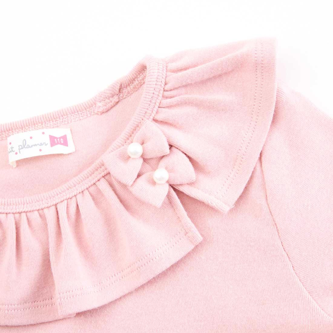 KP 荷葉邊領長袖T恤(80~140)