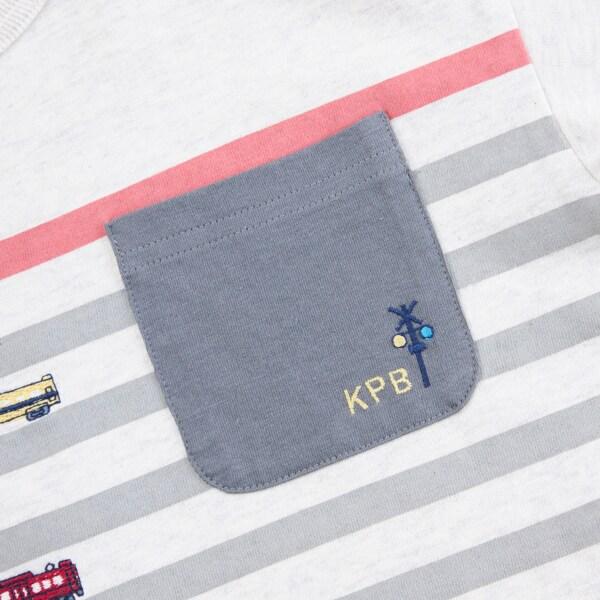 KPBOY 日本製/電車圖案長袖T恤(80~130)