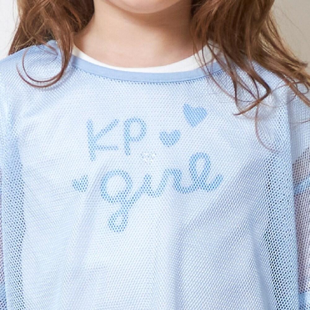 KP 網眼拼接&標誌T恤套裝