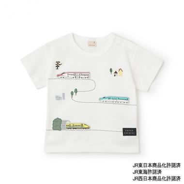新幹線線路短袖T恤