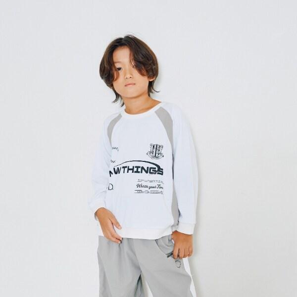 【可搭配套裝】遊戲印花寬鬆長袖T恤