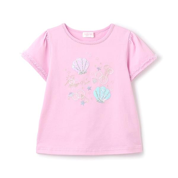 貝殼亮片短袖T恤