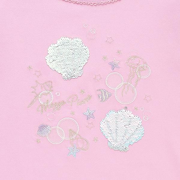 貝殼亮片短袖T恤