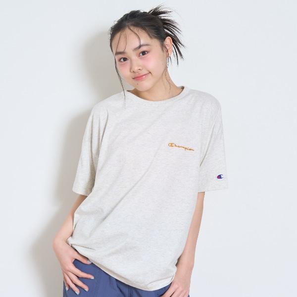【Champion】【100%純棉】背部印花寬鬆短袖T恤