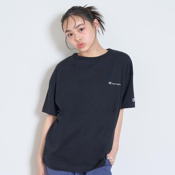 【Champion】【100%純棉】背部印花寬鬆短袖T恤