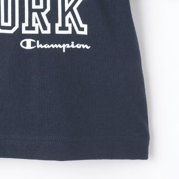 【Champion】【純棉100%】撞色邊短袖T恤