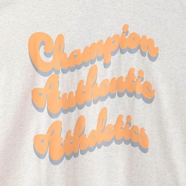 【Champion】【100%純棉】背部印花寬鬆短袖T恤