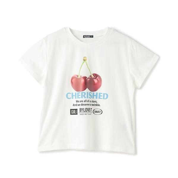 櫻桃圖案T恤