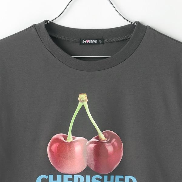 櫻桃圖案T恤