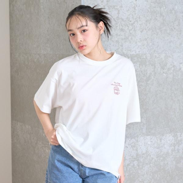 【接觸冷感/清涼】【100%純棉】爆米花印花T恤