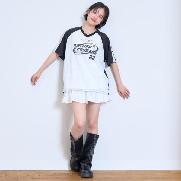 【LTXC】寬鬆網眼運動T恤