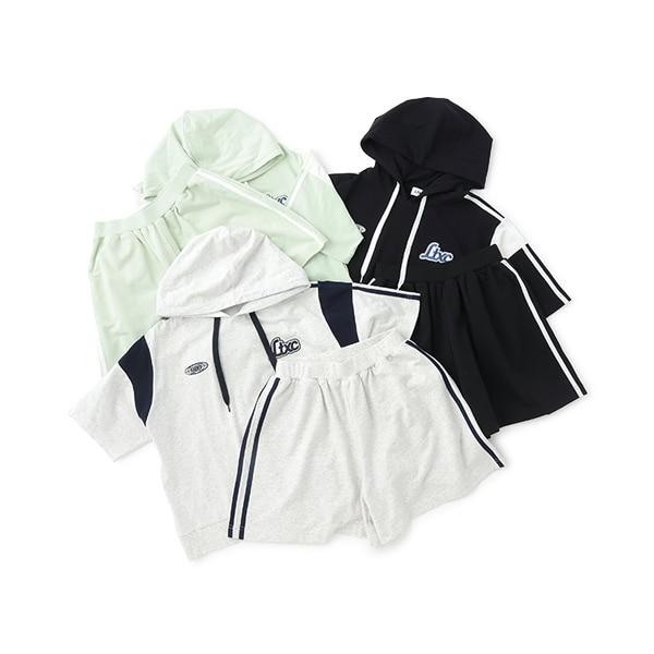 【LTXC】【GOODPRICE】【純棉100%】條紋連帽衛衣套裝