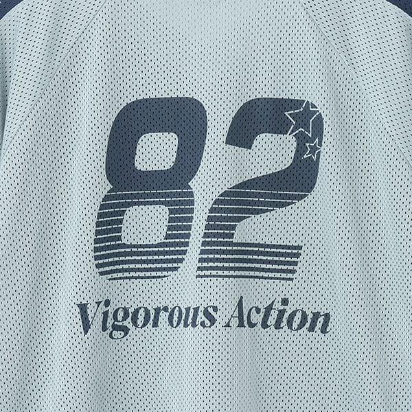 【LTXC】寬鬆網眼運動T恤