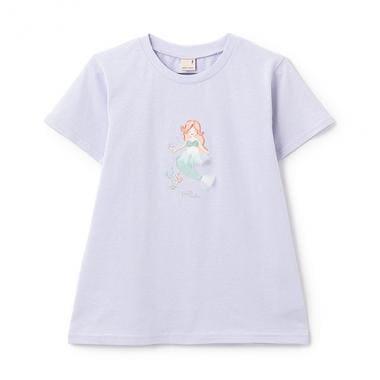 防汙/鏈環 閃亮圖案T恤(青少年)