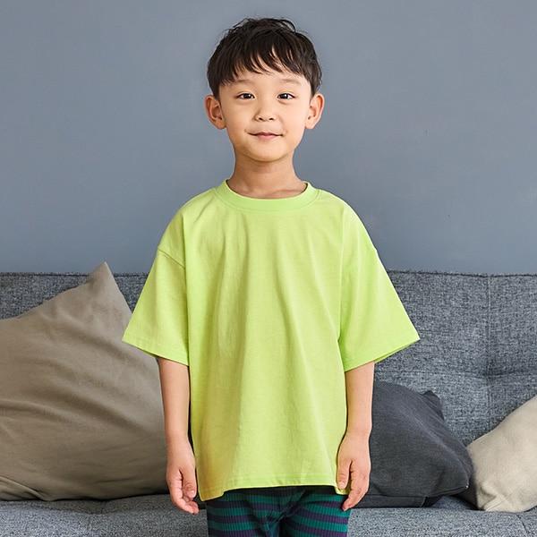 【純棉100%】【365D.】夏日暢享印花寬鬆短袖T恤