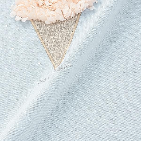 防汙/鏈環 閃亮圖案T恤(青少年)