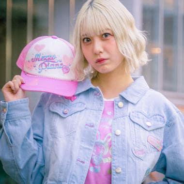 復刻♪ 含吊飾標誌棒球帽【涼感】