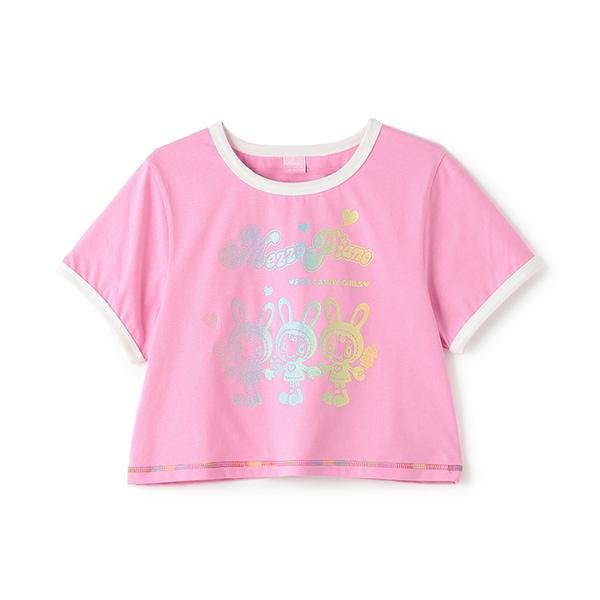 復刻♪ 彩虹貝莉醬拼色邊T恤