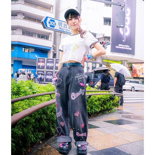 復刻♪ 彩虹貝莉醬拼色邊T恤