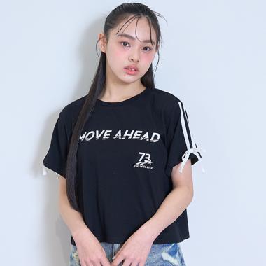 【LTXC】【吸水速幹/清爽】袖部蝴蝶結遊戲T恤