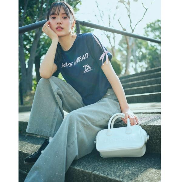 【LTXC】【吸水速幹/清爽】袖部蝴蝶結遊戲T恤