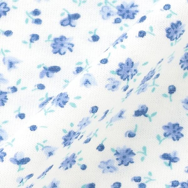 花卉圖案天竺短袖T恤