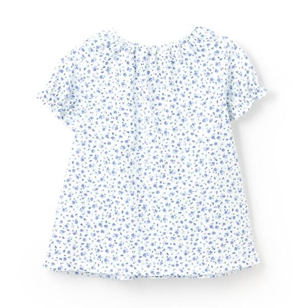 花卉圖案天竺短袖T恤