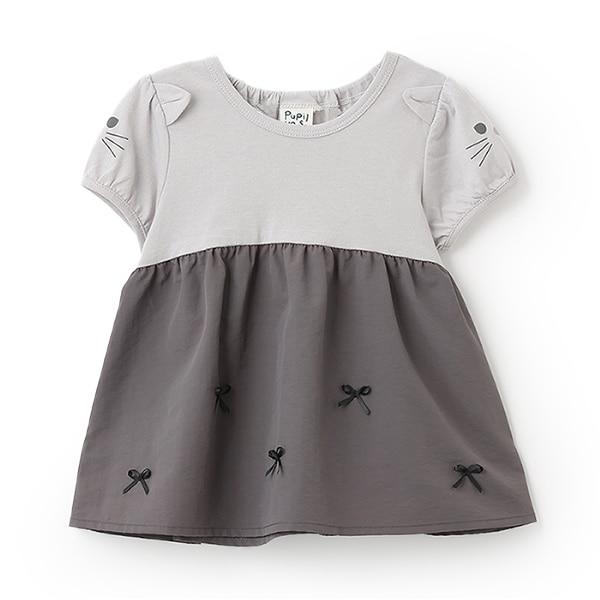 動物圖案短袖T恤