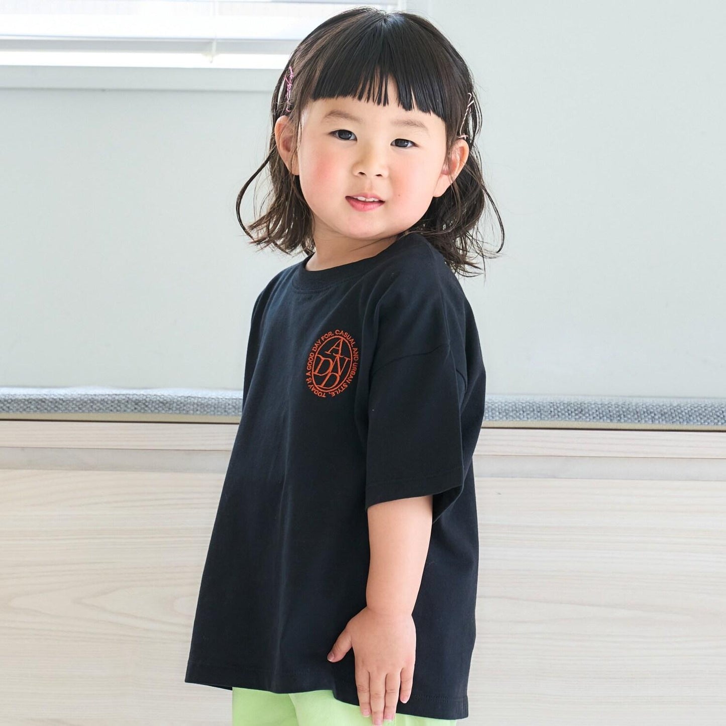 【純棉100%】【365D.】單點刺繡寬鬆短袖T恤