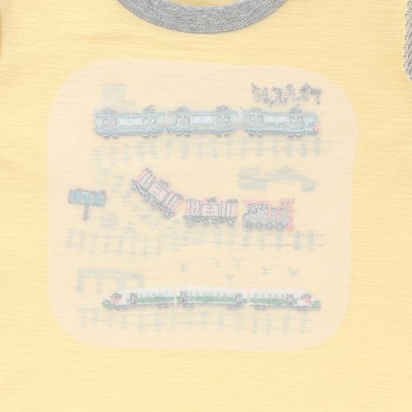電車刺繡短袖T恤