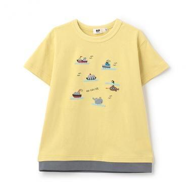 船圖案T恤