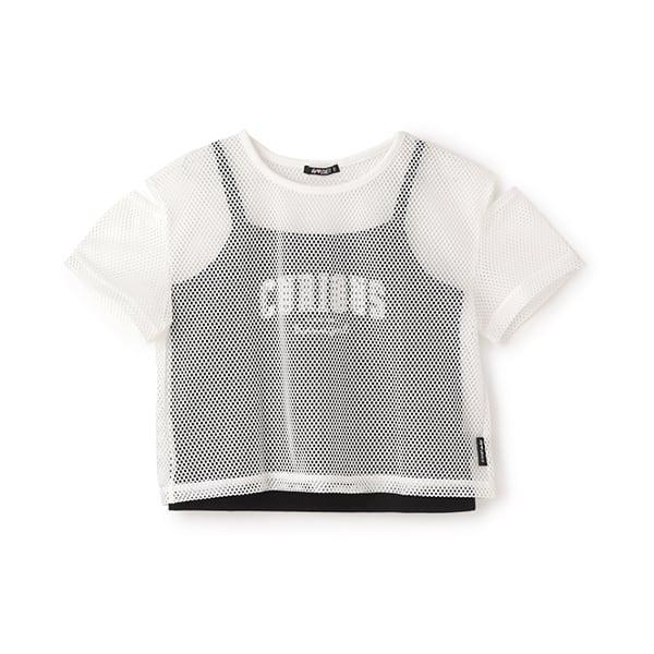 【Nico☆Petit刊載】網眼T恤吊帶套裝