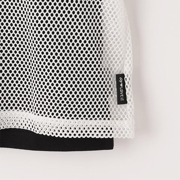 【Nico☆Petit刊載】網眼T恤吊帶套裝