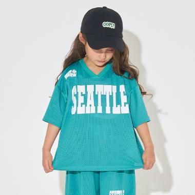 【可成套搭配】V領網眼上衣