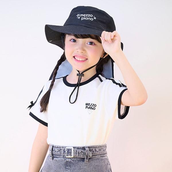 袖部條紋蝴蝶結短袖T恤