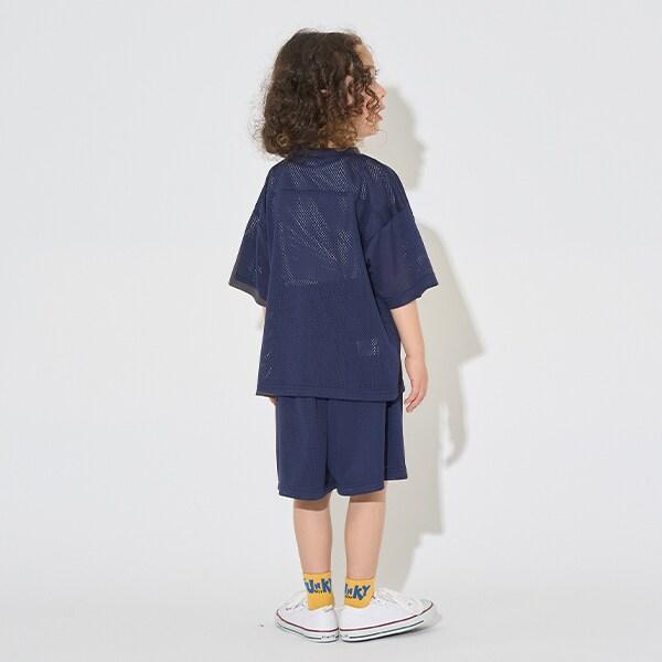 【可成套搭配】V領網眼上衣