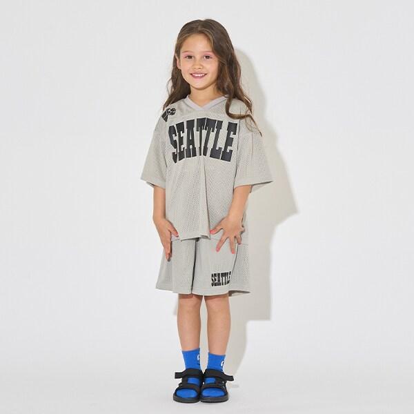 【可成套搭配】V領網眼上衣