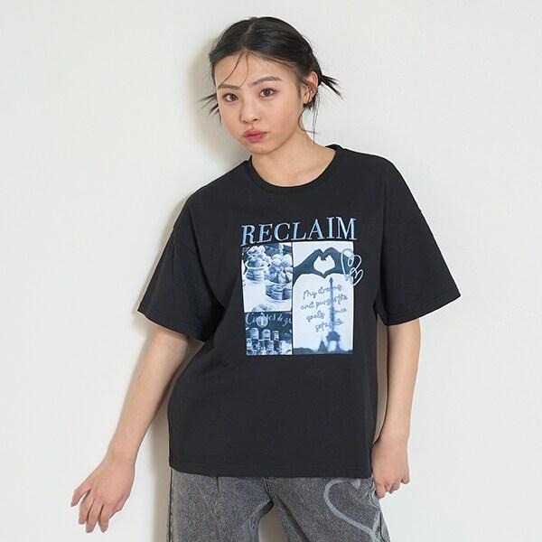 【7days】【GOODPRICE】【純棉100%】巴黎轉印印花T恤