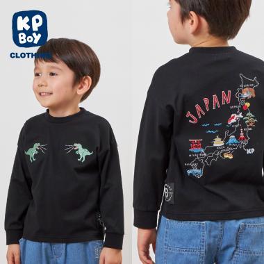 日本製/JAPAN圖案長袖T恤(100-160cm)
